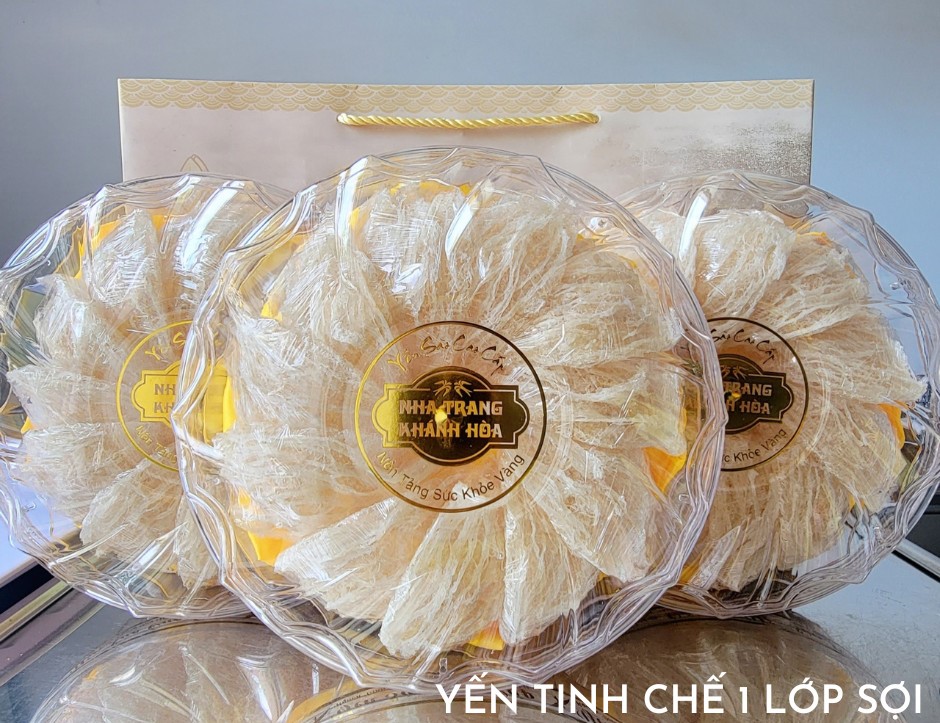 Yến tinh chế 1 lợi nguyên chất, chính hãng